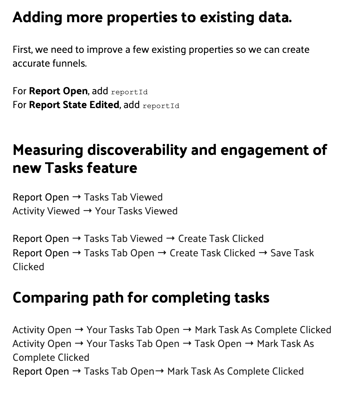 Outlining funnels